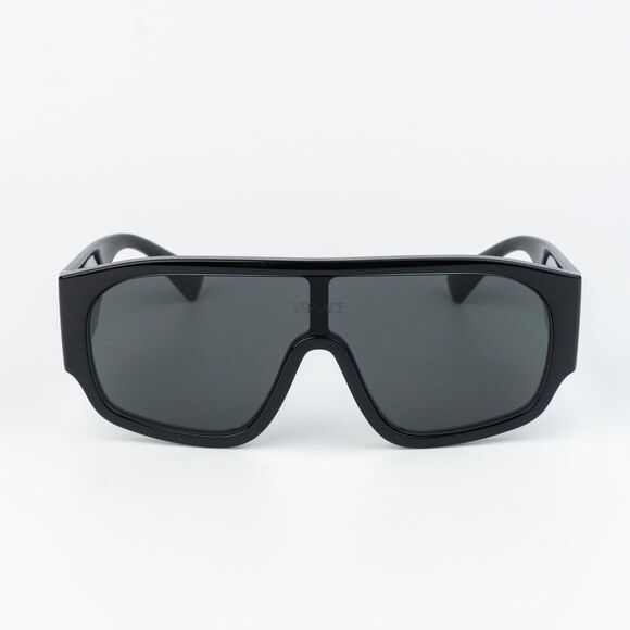 Versace Women Sunglasses Black Dark Grey Pilot VE4439 GB1/87 NEW AUTHENTIC main image 8